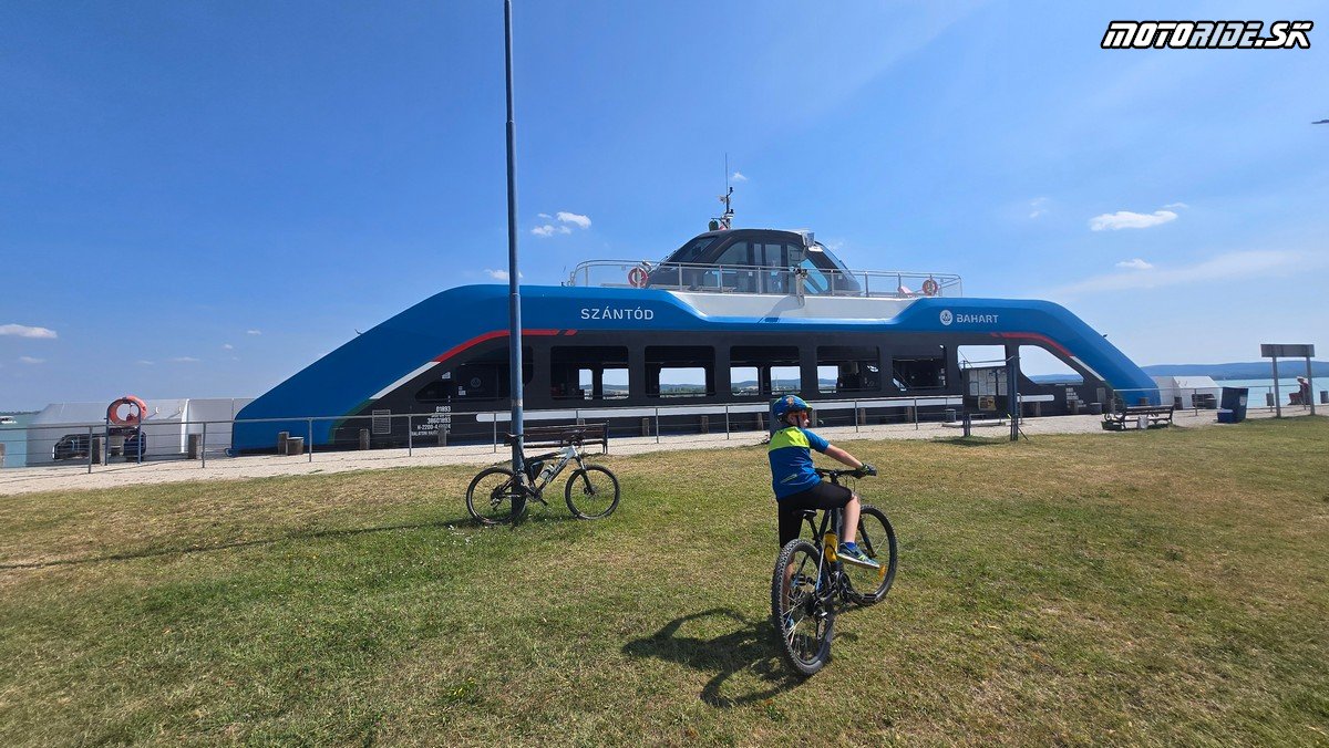 Kompa cez Balaton Tihanyrév - Szántódrév  - Bod záujmu