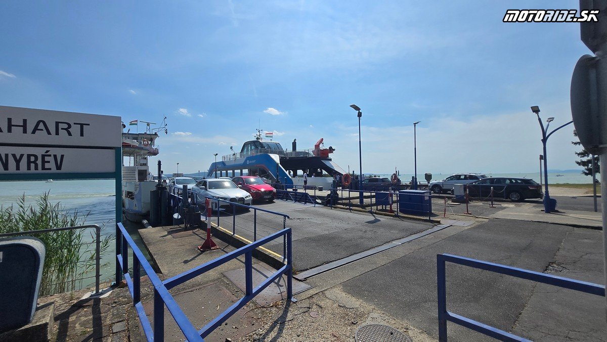 Kompa cez Balaton Tihanyrév - Szántódrév  - Bod záujmu