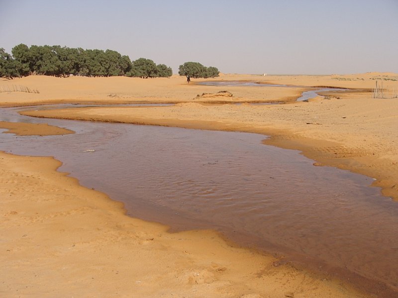 Potok v púšti - odnikiaľ nikam