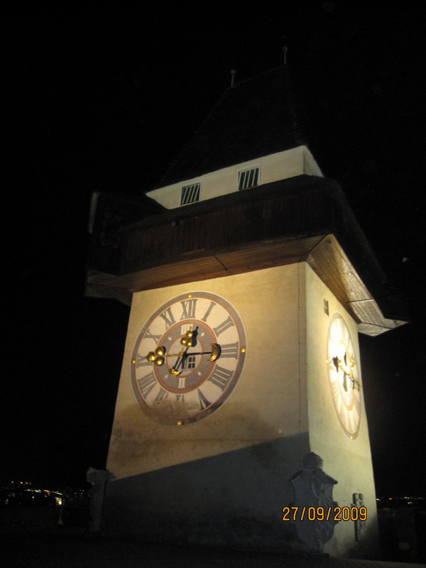 hodinova veza na Schlossbergu
