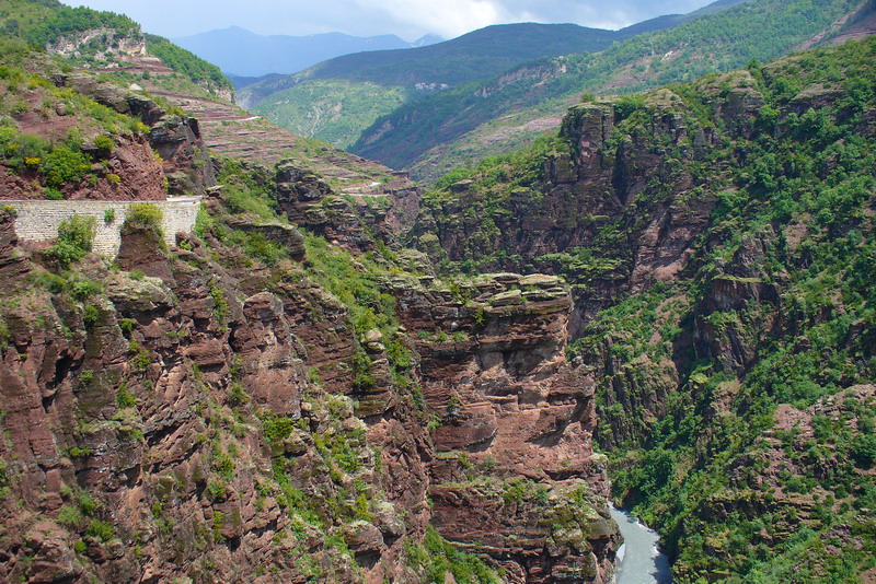 Cesta cez roklinu Gorges Daluis