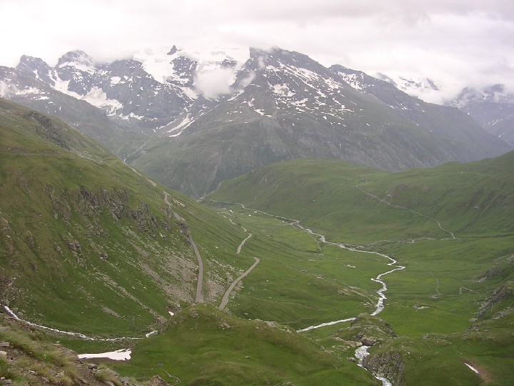 Col de Iseran (2770m), druhá fáza stúpania