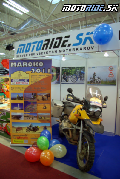 Stánok motoride.sk - Motocykel 2011, Incheba Bratislava