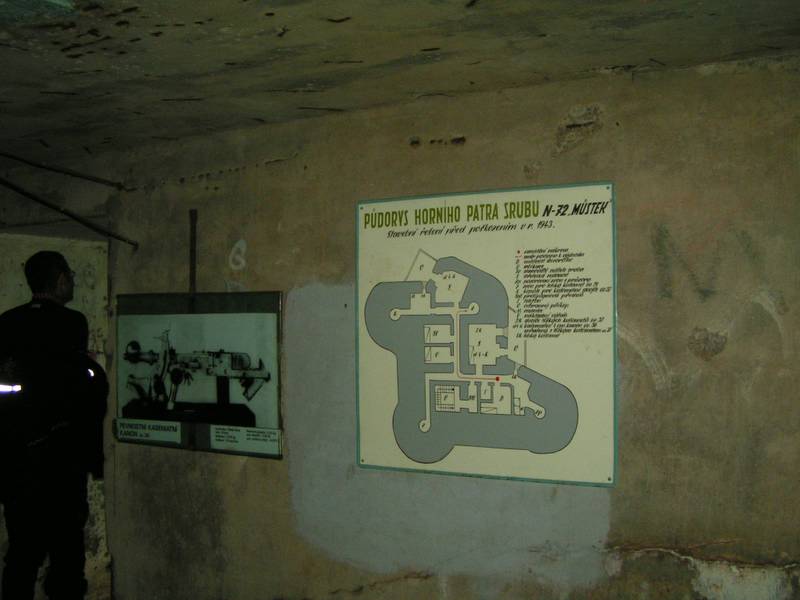 Interiér pevnosti Dobrošov