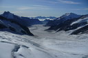 10 Ľadovec Aletschgletscher z Jungfraujoch