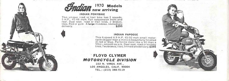 Dobový prospekt vo  Floyd Clymer 