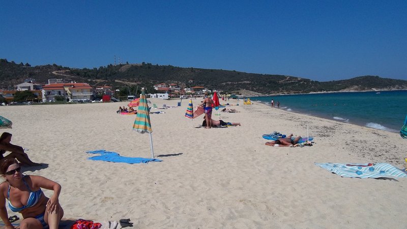 Pláž Sarti, Grécko - Bod záujmu