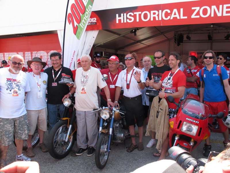 Paul Smart a iný HISTORICAL GP - World Ducati Week 2012