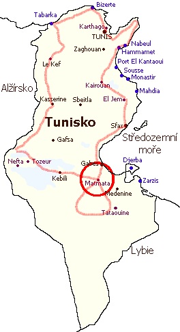 Tunisko cesta