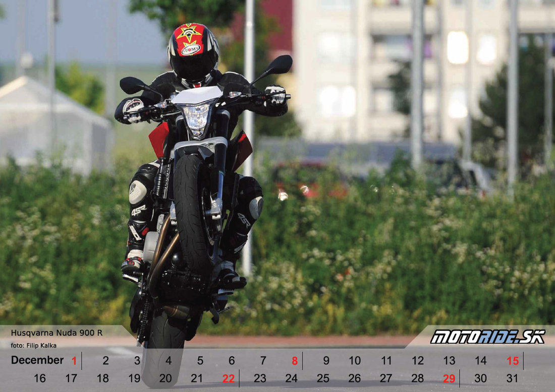 Nástenný Kalendár MOTORIDE.SK 2013