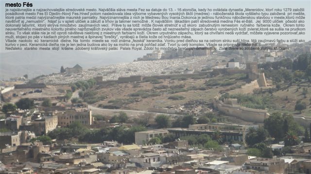 mesto Fés - Maroko 2012