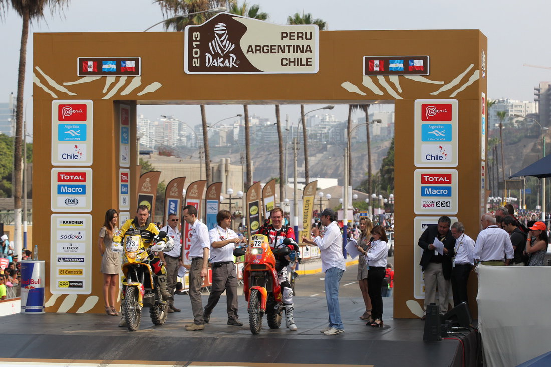 Dakar 2013 - 1. etapa - Dušan Čipka, štart 5.1.2012