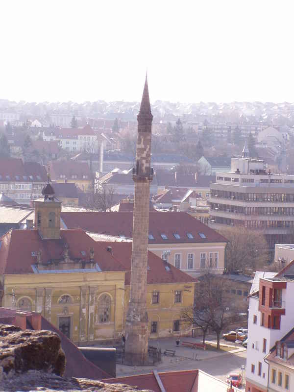 Minaret z hradu