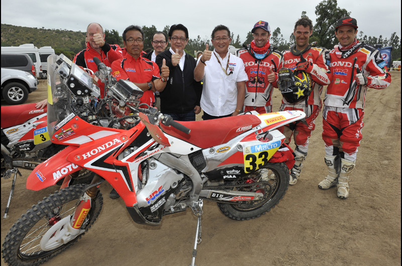 Dakar 2013 - 14. etapa - Honda team