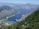 Kotor - Notoricky známi pohľad z výšky od národného parku Lovčen