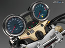 Honda CB1100 2013 - Doplnky - Panel prístrojovej dosky zlatý a skrutka nastavovania vidlice zlatá