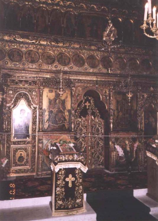 Moldovita - nádherný oltár.