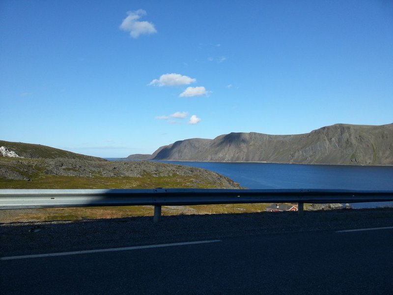 fjord na ceste do Gamvik