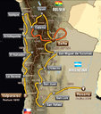 Mapa Dakar 2014
