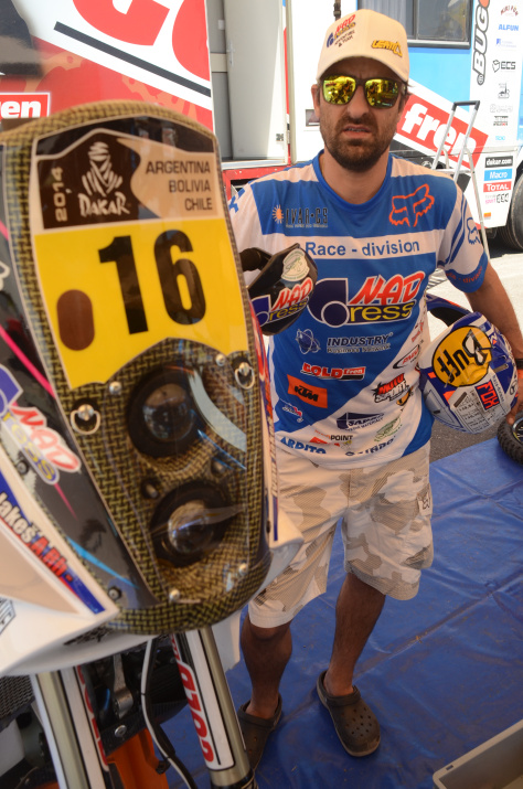 Ivan Jakeš - Dakar 2014 - v bivaku pred súťažou