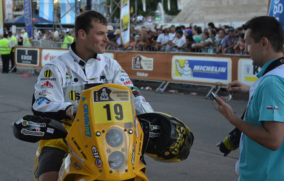 Dakar 2014 - štart  - Štefan Svitko - SP Moto tím, Rosario, Argentína