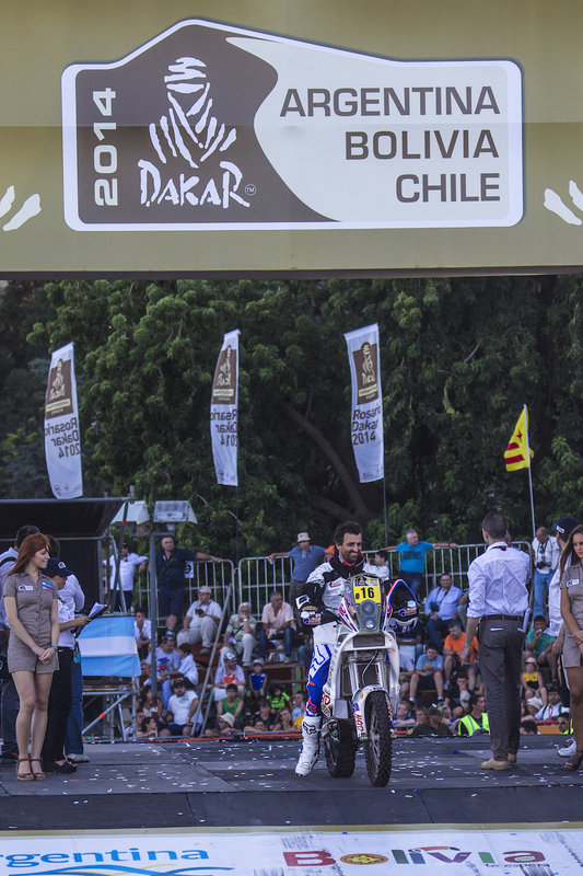 Dakar 2014 - Ivan Jakeš  - štart, Rosario, Argentína