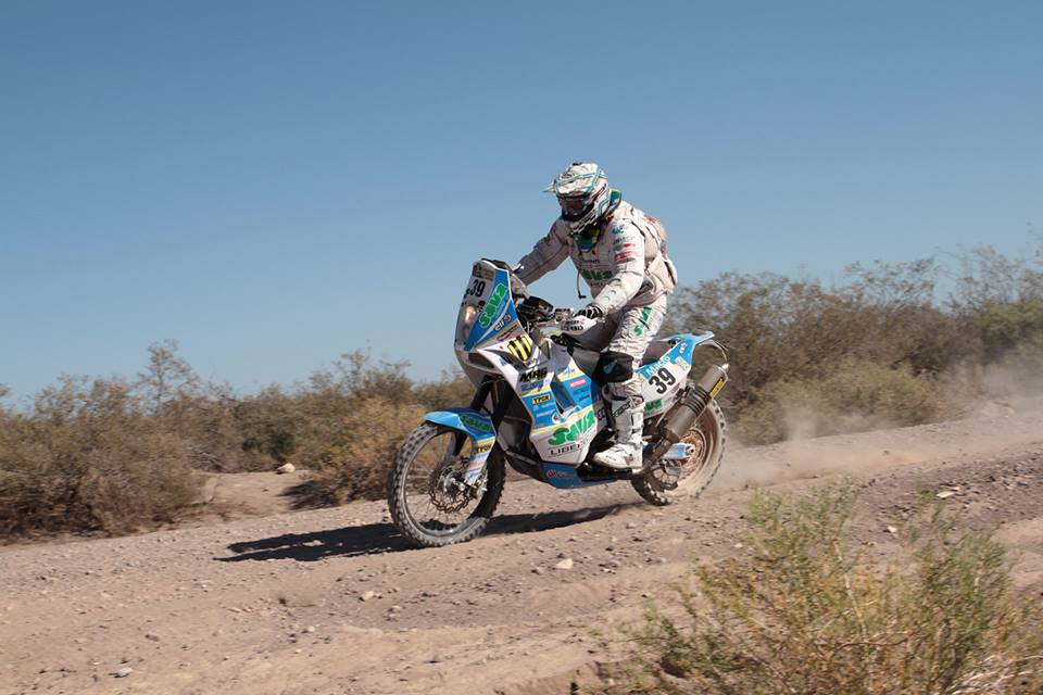 Dakar 2014 – David Pabiška - SP Moto tím - 2. etapa - San Luis - San Rafael 