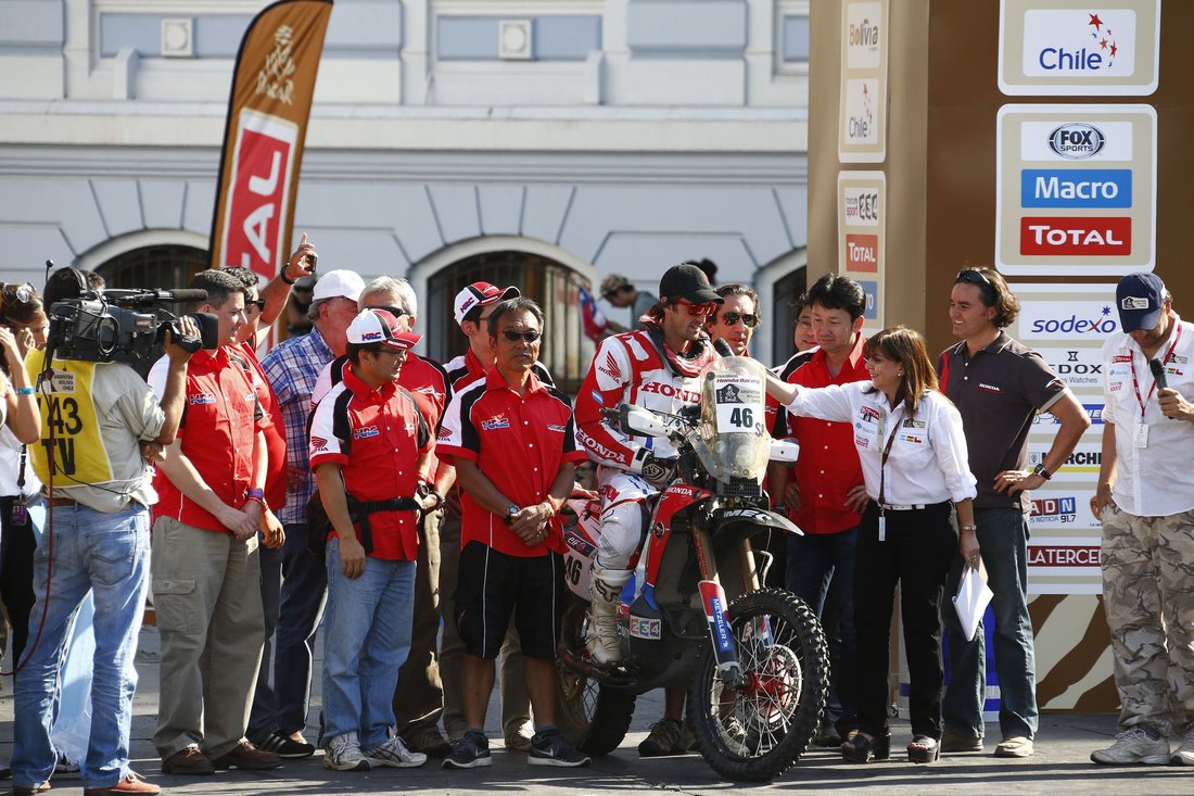 Dakar 2014 – pódium Honda