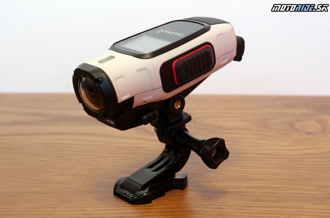Videotest akčnej kamery s GPS - Garmin VIRB a Garmin VIRB Elite - držiak kompatibilný s Gp-Pro