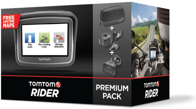 GPS Navigácia TomTom Rider  Premium Pack EU LifeTime 