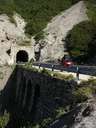 Monte Zoncolan, prvý neosvetlený tunel