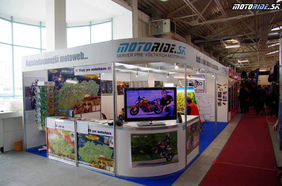 Stánok motoride.sk - Výstava Motocykel 2015 