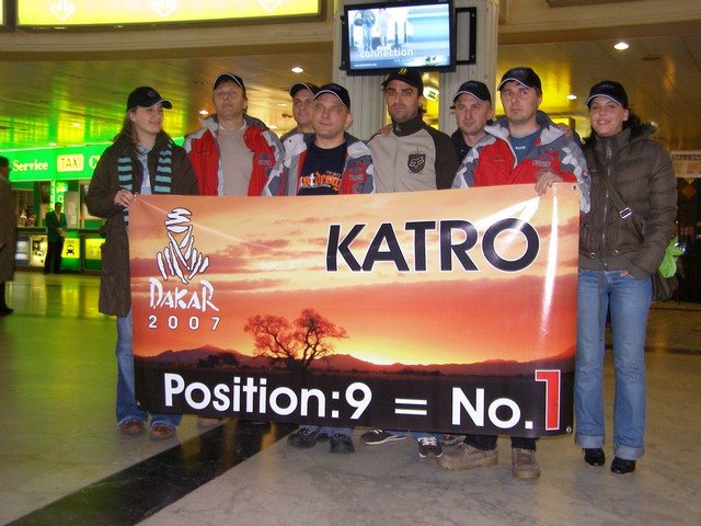 Takto vítali Katroša - Jaroslav Katriňák - Dakar 2007