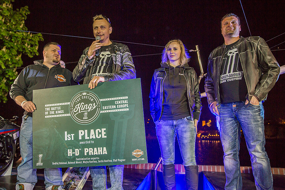 Harley-Davidson Dark Custom Party 2015 - 1. miesto Praha