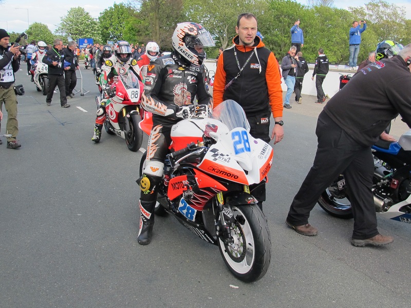 Český tím MIRT na Tourist Trophy - Isle of Man 2015 - Michal "INDI" Dokoupil - na Yamaha YZF-R6