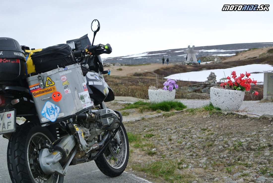 Continental TKC70 po 10.000 km – Pri polárnom kruhu v Nórsku