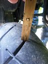 1139km zadná pneumatika cca 8,5 mm - Dunlop Traismart