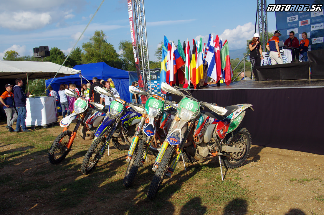 Víťazné motorky - juniori - Šesťdňová 2015 - 6. deň - Záverečný motokros - Kechnec