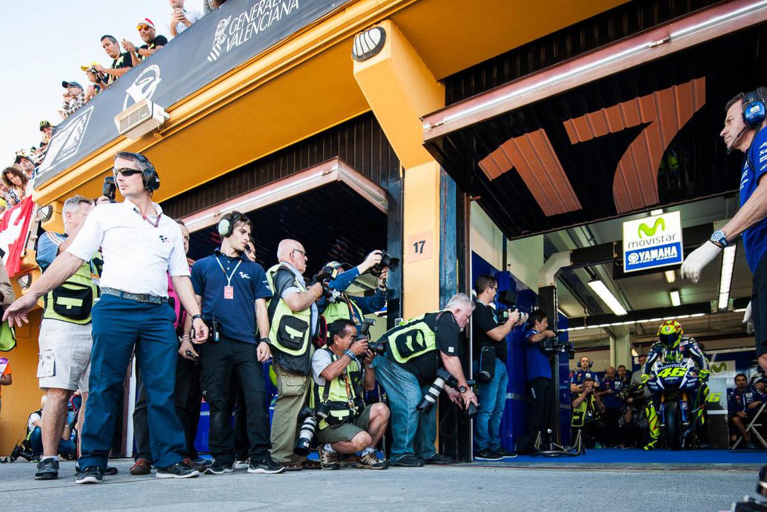 Valentino Rossi - kvalifikáca VC Valencie 2015