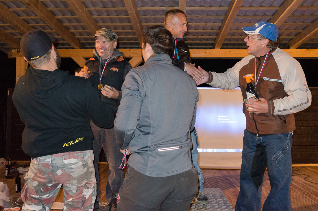 Motoride XL Enduro Rally 2015 Tuhrina - vyhlasovanie výsledkov