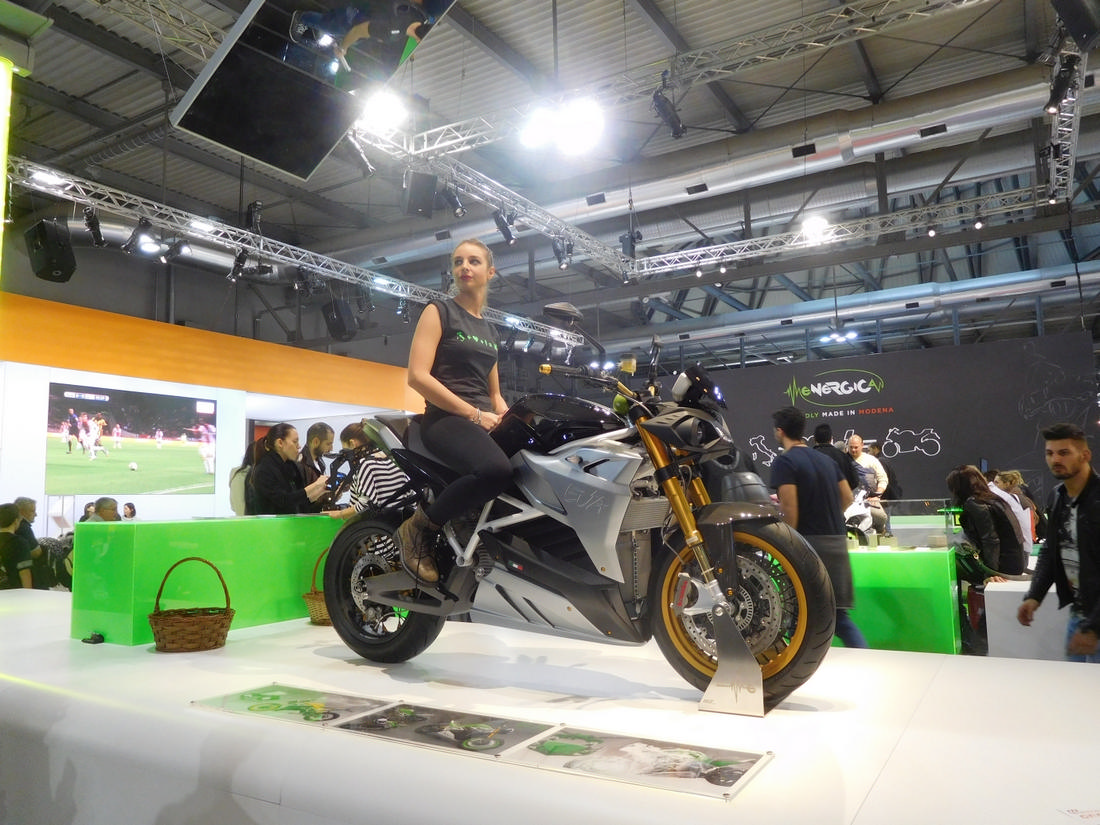 Energica Eva - elektro bike - Výstava EICMA 2015 - zaujímavosti