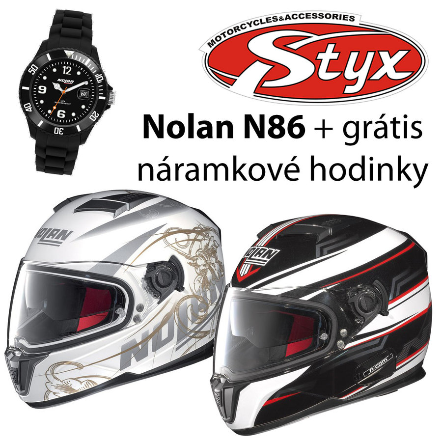 Prilba Nolan N86 + grátis náramkové hodinky od styx.sk