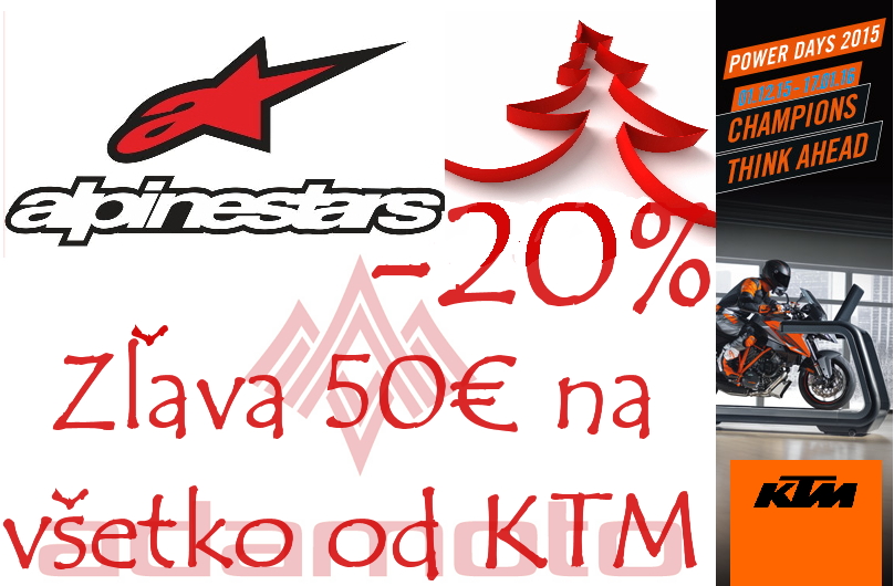 ADAMOTO: výpredaj Alpinestars a KTM zľavové kupóny