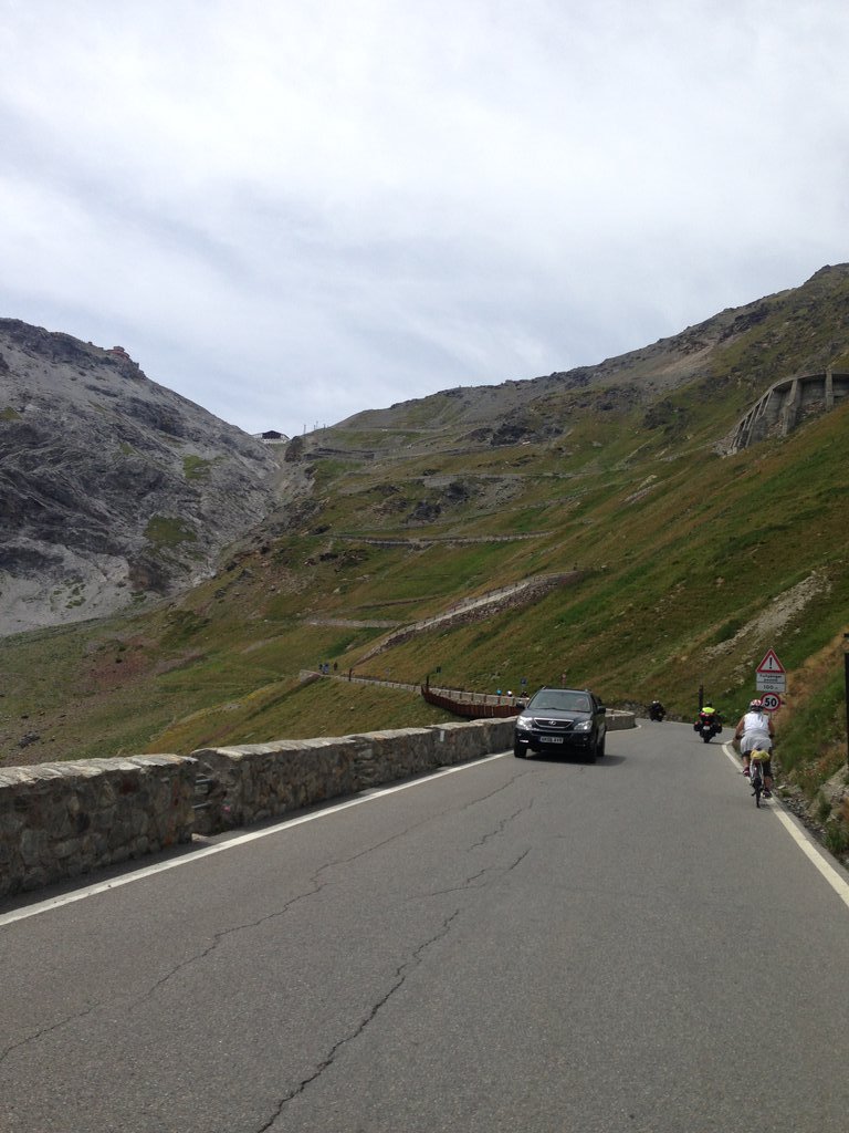 Passo Stelvio, nástup zo severovýchodu