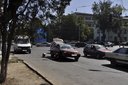 Bishkek - oprava auta v premávke