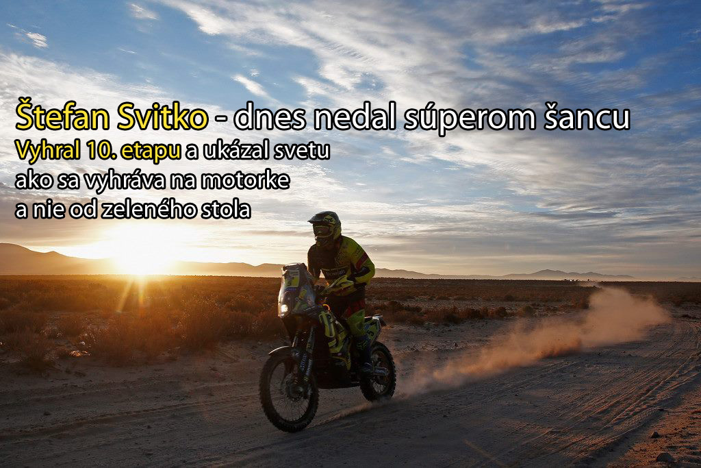 Dakar 2016 – 10. etapa - Štefan Svitko nedal súperom šancu