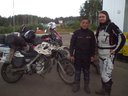Čínsky motorkár na ceste z Petrohradu domov...