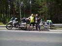 Ruský fotograf na ceste na Bajkal na bicykli...