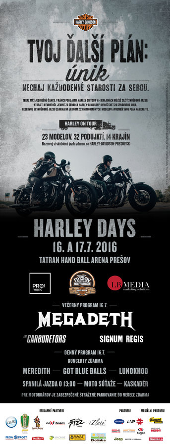 Harley Days 2016 v Prešove