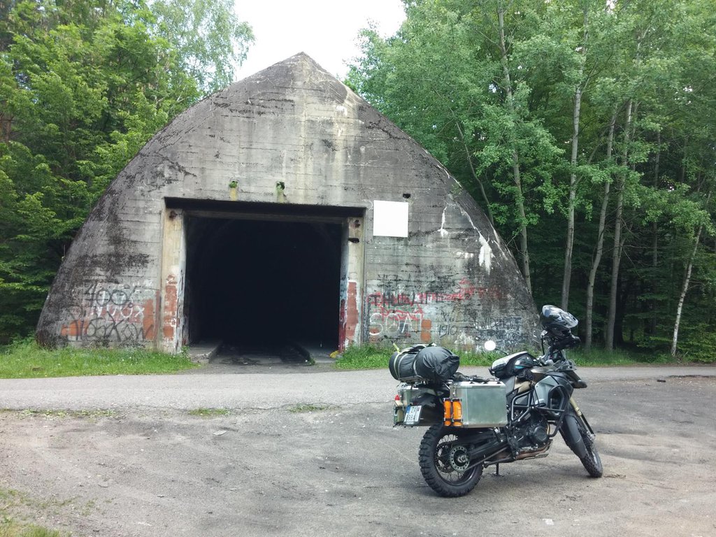 Vlakový bunker Jelen. Poľsko